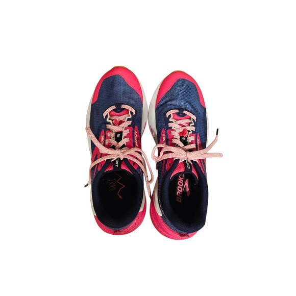 Brooks Shoes - Brooks Catamount 2 Women's Trail Running Shoes Size 8.5 Blue Pink